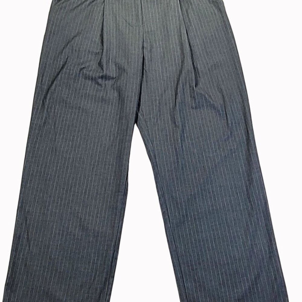 Wild Fable Charcoal Pinstripe Wide Leg Pants